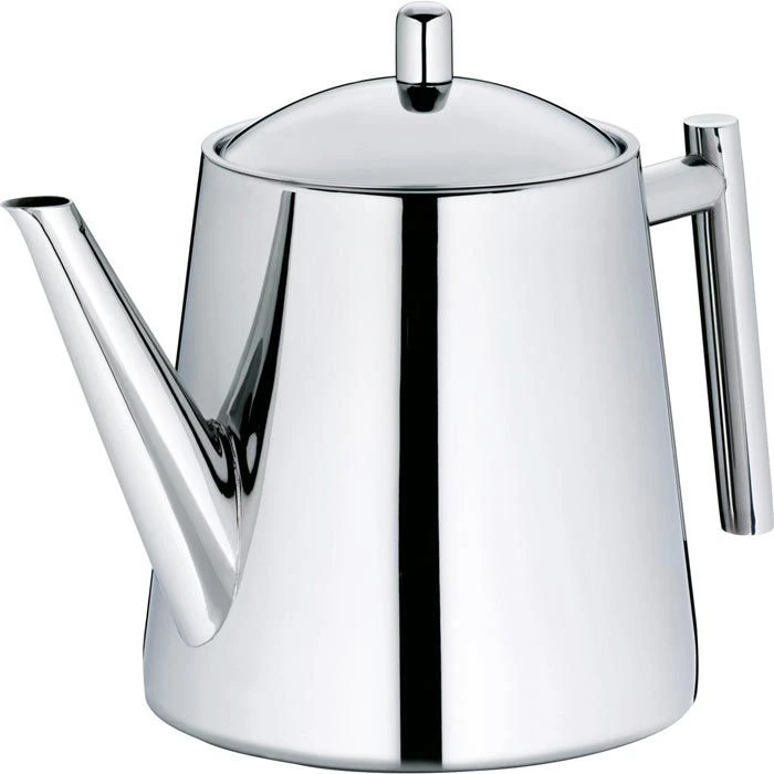 Kela Tee-Kanne Ancona 11355, Edelstahl, Mit Edelstahl-Sieb, Silber Glänzend, 0,9 L 1 Kela Tee-Kanne Ancona 11355, Edelstahl, Mit Edelstahl-Sieb, Silber Glänzend, 0,9 L