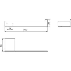 Emco Toilettenpapierspender Loft, Rechts Offen, Reservepapierhalter Aluminium 1 Kleinrolle Schwarz -Haushaltsprodukte 484fdc22e02ad93cfc7237758d9ae617795bfc45 toilettenpapierspender emco loft rechts offen