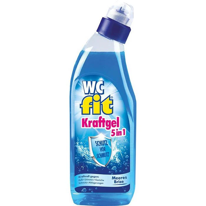 Fit WC-Reiniger Kraftgel 5in1 Meeresbrise, Schutz Vor Schmutz, 750ml 1 Fit WC-Reiniger Kraftgel 5in1 Meeresbrise, Schutz Vor Schmutz, 750ml