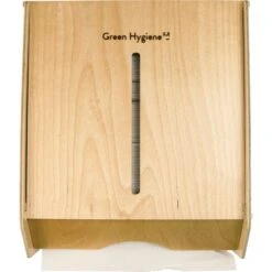 GreenHygiene Handtuchspender Wolkenkratzer, Für Falk Und Frieda, Holz, Braun