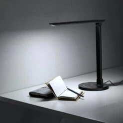 TaoTronics Schreibtischlampe TT-DL13 LED, Dimmbar, Schwarz, USB, Mit Standfuß -Haushaltsprodukte 4a75f2ec845e3e10fd5976f1d8393a67b699b799 schreibtischlampe taotronics tt dl13 led