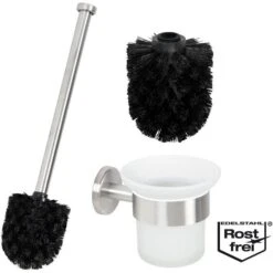 Bremermann WC-Bürste WC-Garnitur PIAZZA, Weiß, Bürstenhalter Aus Glas, Zur Wandmontage 5 Bremermann WC-Bürste WC-Garnitur PIAZZA, Weiß, Bürstenhalter Aus Glas, Zur Wandmontage -Haushaltsprodukte 4c76b51ebbfd0480e71938d728bcf42551f39d2d wc buerste bremermann wc garnitur piazza weiss