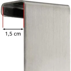 Böttcher-AG Kleiderhaken Für Die Tür, Edelstahl, Silber, 2 Haken, 4 Stück -Haushaltsprodukte 4d273a08a5363288c39a9bcf8754efa22671acd7 kleiderhaken boettcher ag fuer die tuer