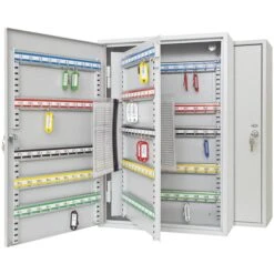 Wedo Schlüsselkasten 10265037, Mit 150 Haken, Mit Zylinderschloss