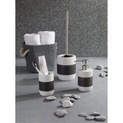 Axentia WC-Bürste Athen, Weiß / Grau, Bürstenhalter Aus Keramik 7 Axentia WC-Bürste Athen, Weiß / Grau, Bürstenhalter Aus Keramik -Haushaltsprodukte 4e47a94d21e3b4c6c1311e7da777d0df60febe12 wc buerste axentia athen weiss grau