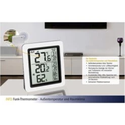TFA Thermometer Info 30.3065.02 Innen/außen, Digital, Mit Hygrometer, Inkl. Funk-Sensor -Haushaltsprodukte 4e80ff9465964413cdda9c61ff63ab829845c3fd thermo hygrometer tfa 30.3065.02 info funk