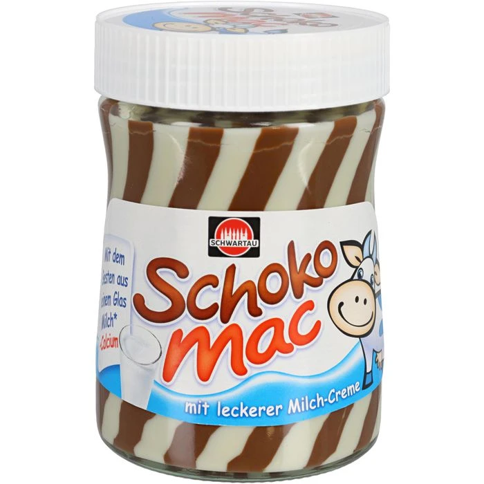 Schwartau Brotaufstrich Schoko Mac, Mit Milchcreme, Im Glas, 400g 1 Schwartau Brotaufstrich Schoko Mac, Mit Milchcreme, Im Glas, 400g