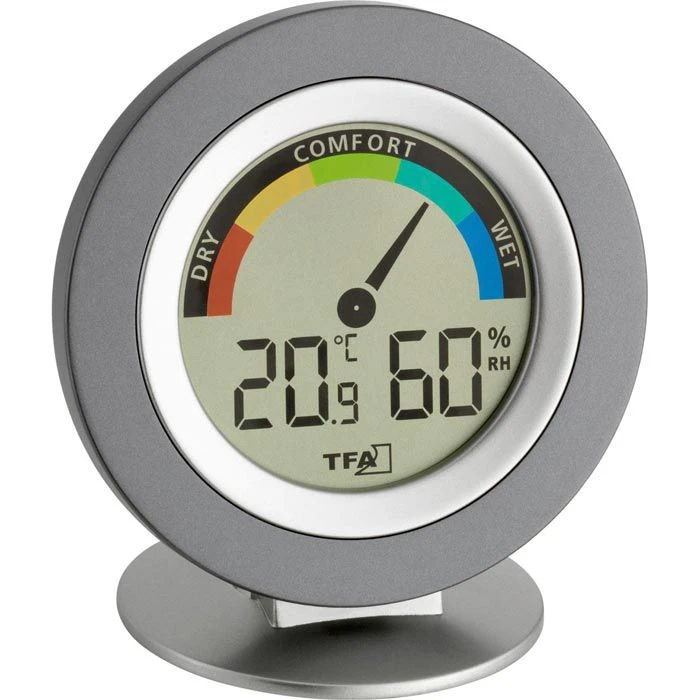 TFA Thermo-Hygrometer 30.5019 Cosy Digital, Grau 1 TFA Thermo-Hygrometer 30.5019 Cosy Digital, Grau
