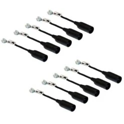 LEDmaxx Lampenfassung Renovier-Fassung E14, Mit 11 Cm Leitung, 10 Stück