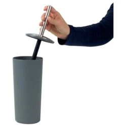 Kela WC-Bürste Marta, Grau, Bürstenhalter Aus Kunststoff -Haushaltsprodukte 5535616287522dbac42a1e705feb733d1b1420f9 wc buerste kela marta grau