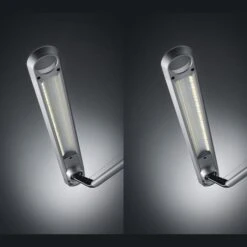 Hansa Schreibtischlampe LED Smart Silber, Dimmbar, USB, QI-Ladegerät, Mit Standfuß -Haushaltsprodukte 5a80670021f8f84216d47e556706ad57680c5ae3 schreibtischlampe hansa led smart