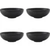 Maxwell & Williams Maxwell&Williams Müslischale Caviar Black AX0079, Premium-Keramik, Schwarz, 15,5cm, Set, 4 Stück