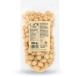 KoRo Macadamianüsse Ganze Nüsse, Roh, BIO, Ungeröstet Und Ungesalzen, 500g