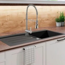 Cornat Küchenarmatur Fuerte 3206, Edelstahl, Hochdruck, 360° Schwenkbar, Verstellbare Brause -Haushaltsprodukte 640de090fc730a5ae09c75105ee173165a0ac4e2 kuechenarmatur cornat fuerte 3206 edelstahl