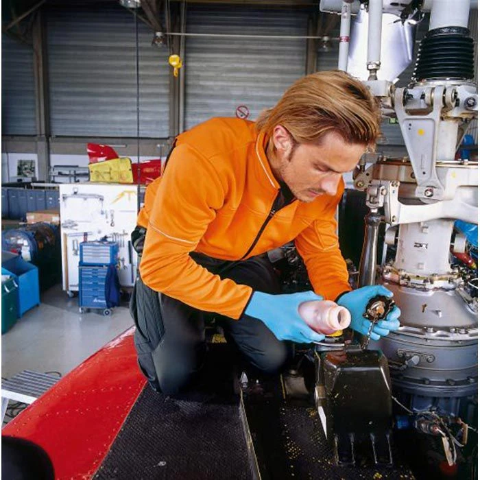 Uvex Einmalhandschuhe U-fit Nitril, Puderfrei, Chemikalienschutzhandschuh, Blau, 100 Stück, Gr. L 4 Uvex Einmalhandschuhe U-fit Nitril, Puderfrei, Chemikalienschutzhandschuh, Blau, 100 Stück, Gr. L – Bild 4