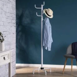 Idimex Garderobenständer Kaktus, 18200, Mit 8 Haken, Metall, Weiß -Haushaltsprodukte 65f62fcfac61da63139035d1b2d7f763ee0faa7e garderobenstaender idimex kaktus 18200