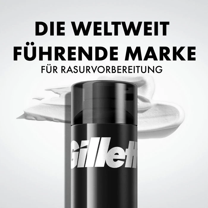 Gillette® Gillette Rasierschaum Basis Sensitive, Für Männer, 200ml 6 Gillette® Gillette Rasierschaum Basis Sensitive, Für Männer, 200ml – Bild 6