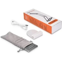 Kwmobile Schreibtischlampe LED, Standfuß, Dimmbar, USB, Faltbar, Mit Akku, Silber -Haushaltsprodukte 69391468cf43754a197232093fffaf3cb0c671bc schreibtischlampe kwmobile led