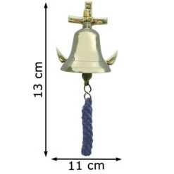 SEA-CLUB Schiffsglocke Mit Anker 1510 Ø 7,5cm Gold, Türglocke Mit Halterung, Messing -Haushaltsprodukte 6a6573a1b9288ca8dd46dd0f5b164f91d402ac00 schiffsglocke sea club mit anker 1510 durchschnitt 7 5cm gold