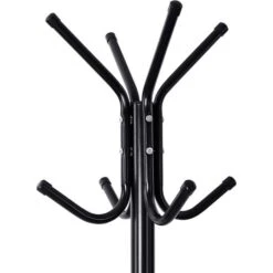 Songmics Garderobenständer RCR17B, Mit 12 Haken, Metall, Schwarz -Haushaltsprodukte 6b048d730f2193c100f3a6b2d57933cd7f91ef82 garderobenstaender songmics rcr17b