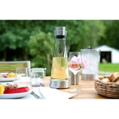Emsa Karaffe Flow Slim Carafe 515675, Mit Deckel, 1 Liter -Haushaltsprodukte 6cc7a9f63c2f2d0f630618287b30018ceb63a6aa karaffe emsa flow slim carafe 515675