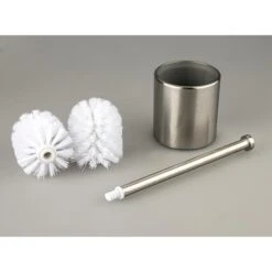 Axentia WC-Bürste Silber, Bürstenhalter Aus Edelstahl -Haushaltsprodukte 6e4cb5f2221c7fb5067c1998caf11edcb6886e14 wc buerste axentia silber