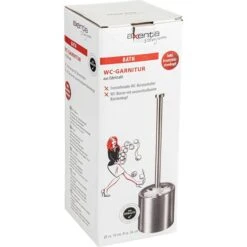 Axentia WC-Bürste Silber, Bürstenhalter Aus Edelstahl -Haushaltsprodukte 716e85592860cecb51ab9e3cb9741804007c0007 wc buerste axentia silber