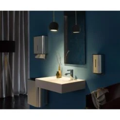 Emco Handtuchspender System 2, Metall, 500 Falthandtücher, Chrom -Haushaltsprodukte 71ef9c5de6c3ea44546ff32bf92539d33ef01cad handtuchspender emco system 2