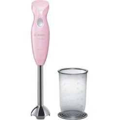 Neue Veröffentlichungen 23 Bosch Stabmixer MSM2410K, CleverMixx Fun, Edelstahl, 400 Watt, Gentle Pink