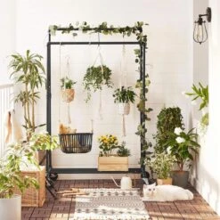 Songmics Garderobenständer HSR60B, Bis 110 Kg, Mit Rollen, Metall, Schwarz -Haushaltsprodukte 7359847900f0ea3b99f35f35b11a644406afa8ee garderobenstaender songmics hsr60b bis 110 kg