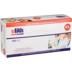 Ulith Latex Natur Gepudert Gr.XL Einmalhandschuhe, 100 Stück -Haushaltsprodukte 7371c0b03a875cb1bcd6d3fde6f2830b7afe4eaa einmalhandschuhe ulith latex gepudert 81680