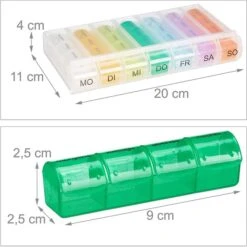 Relaxdays Tablettenbox 7 Tage, Morgens, Mittags, Abends, Nachts 7 Relaxdays Tablettenbox 7 Tage, Morgens, Mittags, Abends, Nachts -Haushaltsprodukte 75c136ca5ab1a93d68497bff59538c9ee4a63dae tablettenbox relaxdays 7 tage