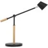 Unilux Schreibtischlampe Vicky LED, Dimmbar, USB, Holz, Mit Standfuß