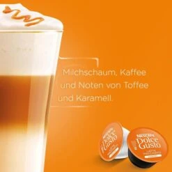 Nescafé® Nescafe Kaffeekapseln Dolce Gusto, Latte Macchiato Caramel, 16 Kapseln -Haushaltsprodukte 7a5a40eadc2d6f54d5902733f2a5bb9d8b3d318f kaffeekapseln nescafe dolce gusto