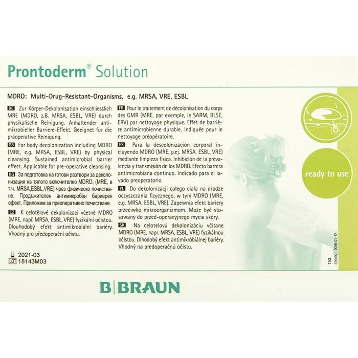 B.Braun Desinfektionsmittel Prontoderm, 400100, Hautdesinfektion, Kanister, 5 Liter 2 B.Braun Desinfektionsmittel Prontoderm, 400100, Hautdesinfektion, Kanister, 5 Liter – Bild 2