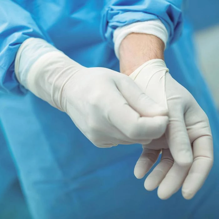 Franz-Mensch Einmalhandschuhe Grip Latex, 2671, Puderfrei, Weiß, 100 Stück, Größe L 2 Franz-Mensch Einmalhandschuhe Grip Latex, 2671, Puderfrei, Weiß, 100 Stück, Größe L – Bild 2