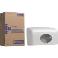 Kimberly Clark Kimberly-Clark Toilettenpapierspender Aquarius, 6992, Kunststoff, Für 2 Kleinrollen, Weiß -Haushaltsprodukte 87e815b5470386c8fc79295dd0a47c3b389238fd toilettenpapierspender kimberly clark aquarius