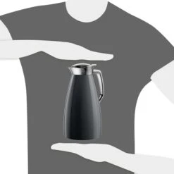 Emsa Thermoskanne Plaza, Quick Tip, 514188, Isolierkanne, Carbon, Edelstahl, 1 Liter -Haushaltsprodukte 88b5944fc9e0f596abdc51fdfc2eba4d00f876dd thermoskanne emsa plaza quick tip 514188