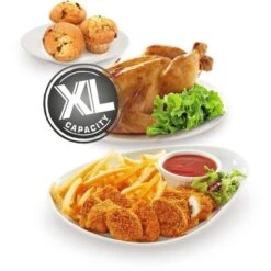 Tefal Fritteuse EY2018 Easy Fry Classic, 1500 Watt, Mit Timer, Heißluft, Für 4,2 Liter -Haushaltsprodukte 88b6779cd52d3618ed33c6225f6cbddce90ac75a fritteuse tefal ey2018 easy fry classic