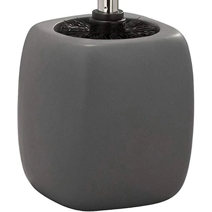 Wenko WC-Bürste Faro Grey, Grau, Bürstenhalter Aus Keramik 3 Wenko WC-Bürste Faro Grey, Grau, Bürstenhalter Aus Keramik – Bild 3