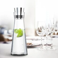 Emsa Karaffe Flow Slim Carafe 515675, Mit Deckel, 1 Liter -Haushaltsprodukte 8da16f9e13015c0a7a5bfe2329153ee243fea52e karaffe emsa flow slim carafe 515675