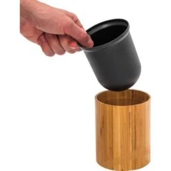 Relaxdays WC-Bürste Braun, Bürstenhalter Aus Bambus -Haushaltsprodukte 8e6ead179d91c603e5b58cb62c0dfaab7c8157e2 wc buerste relaxdays braun