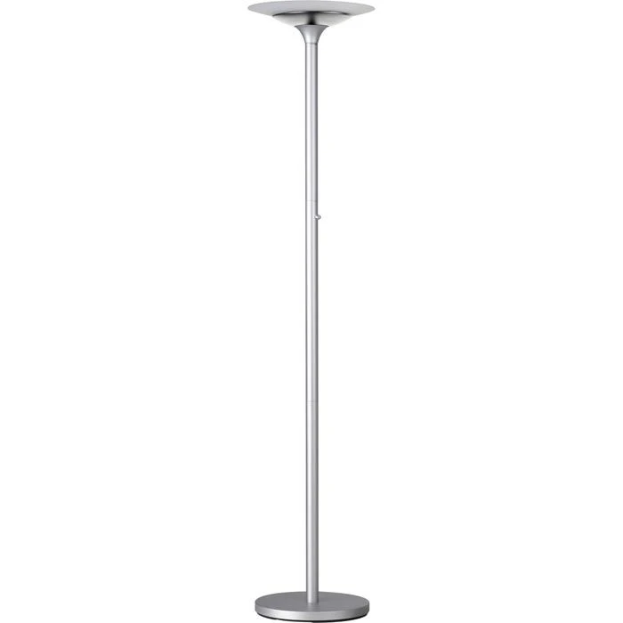 Unilux Stehlampe Variaglass LED Deckenfluter, Dimmbar, Silber, 2200 Lm, Höhe 180 Cm 1 Unilux Stehlampe Variaglass LED Deckenfluter, Dimmbar, Silber, 2200 Lm, Höhe 180 Cm