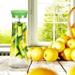 Relaxdays Karaffe 10023434 Zylindrisch, Mit Deckel, 1 Liter -Haushaltsprodukte 9038de270a4e7c09be003e34de23892743372e34 karaffe relaxdays 10023434 zylindrisch