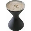 APS Aschenbecher Diabolo, 00574, Standascher Aus Kunststoff, Inkl. Sand, Schwarz