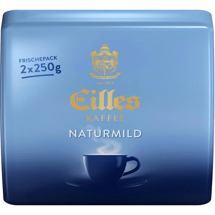 Eilles Kaffee Naturmild, Gemahlener Kaffee, 500g 1 Eilles Kaffee Naturmild, Gemahlener Kaffee, 500g