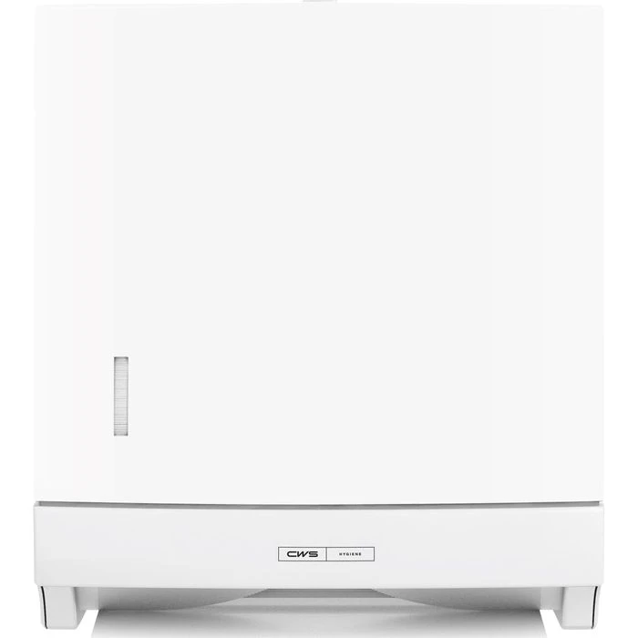 CWS Handtuchspender Paradise Paper Slim, 4622000, Kunststoff, Mit Panel Und Schloss, 300 Tücher, Weiß 2 CWS Handtuchspender Paradise Paper Slim, 4622000, Kunststoff, Mit Panel Und Schloss, 300 Tücher, Weiß – Bild 2