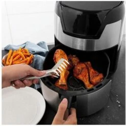 Princess Fritteuse XXL 182026 Heißluftfritteuse, 1500 Watt, Edelstahl, Ohne Öl, Für 4,5 Liter -Haushaltsprodukte 9a47fff1bab29c421a7173e0ceb5715be78c7ccd fritteuse princess xxl 182026 heissluftfritteuse