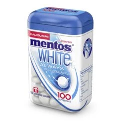 Mentos Kaugummis Always White Peppermint, 100 Dragees -Haushaltsprodukte 9cf528e113238071cac1fec3b7cc38f61c2ccd9e kaugummis mentos always white peppermint