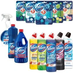 Domestos WC-Reiniger Kraft & Frische WC Gel, Ocean Fresh, Beseitigt 99,9% Der Bakterien, 750ml -Haushaltsprodukte 9e1c27c0cd9d0f110e41a54e0575bd0c02797f3e wc reiniger domestos kraft und frische wc gel